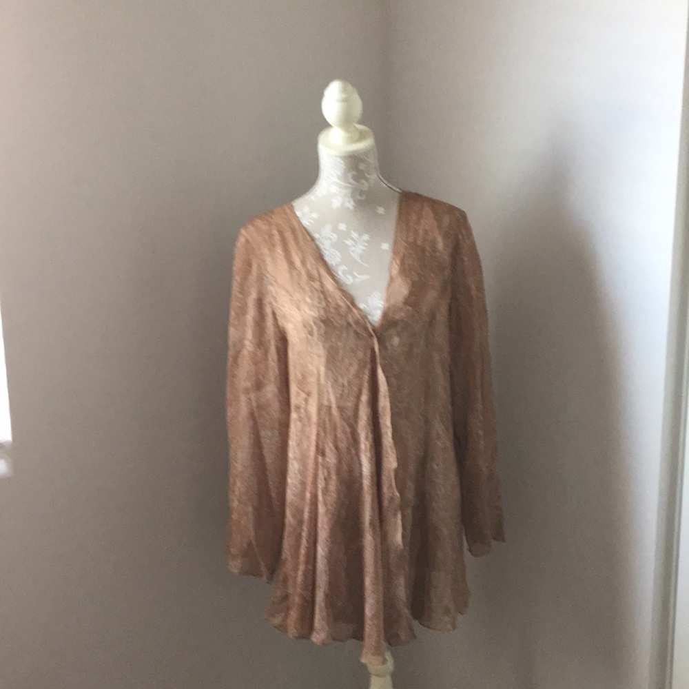 Tan tunic great w/jeans